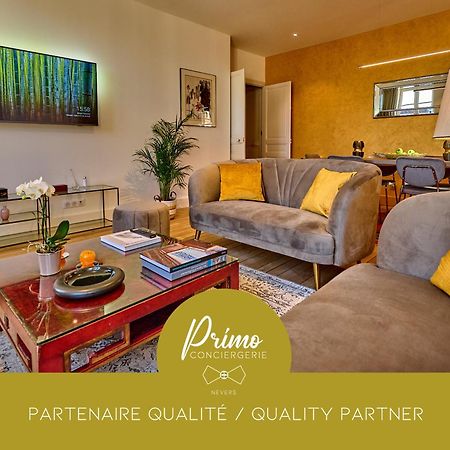 Appartement Montagnon - Les Suites Du Palais - Classe 4 Etoiles, Parking Prive, Vue Cathedrale, 3 Chambres, Primo C0Nciergerie 느베르 외부 사진